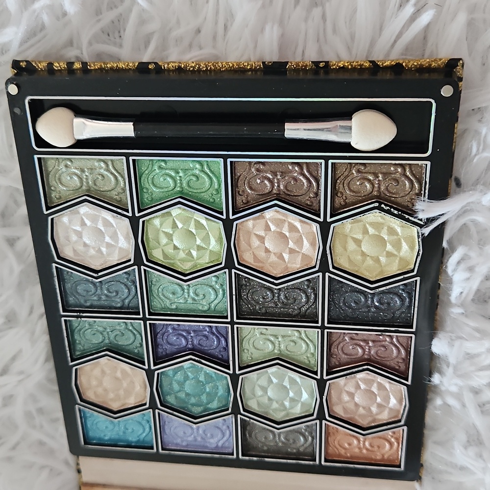 NEW SKULL WET N WILD AND OKALAN SHIMMER NEUTRAL GREEN EYESHADOW PALETTE BUNDLE - Picture 5 of 9